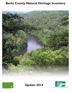 Berks County Natural Heritage Inventory Update 2014
