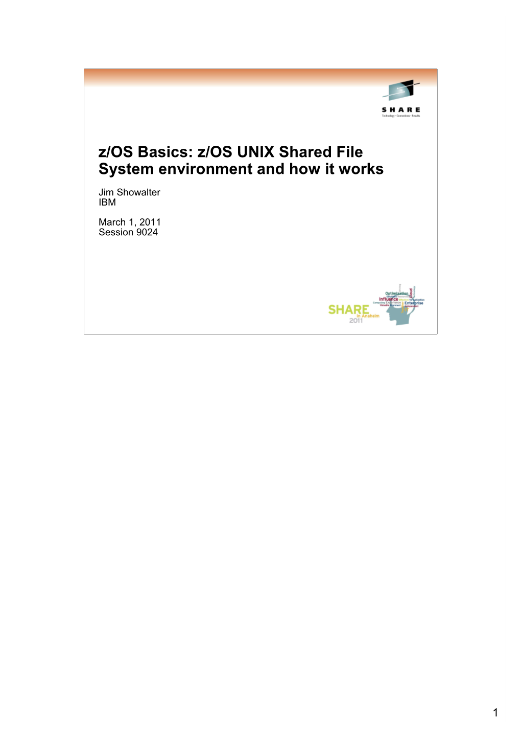 Z/OS UNIX Shared File System Environment and How It Works