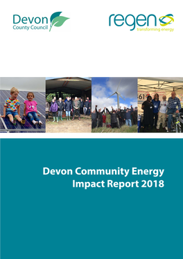 Devon Community Energy Impact Report 2018