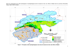 Etude De Caractérisation Des Unités Hydrologiques Et Hydrogéologiques