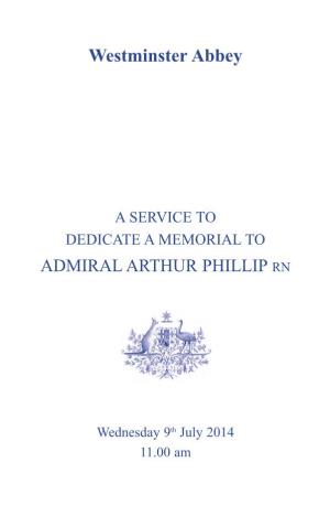 Admiral Arthur Phillip Rn