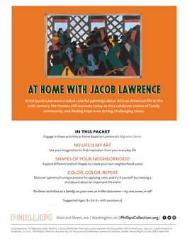 At Home with Jacob Lawrence Activity