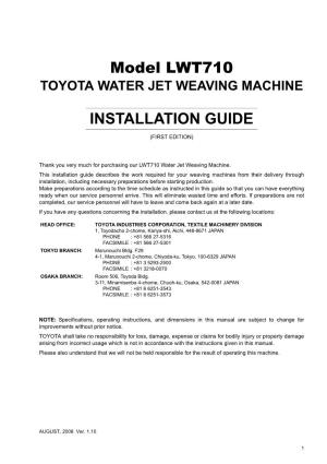 LWT710 Installation Guide-E.Book