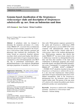 Genome-Based Classification of The