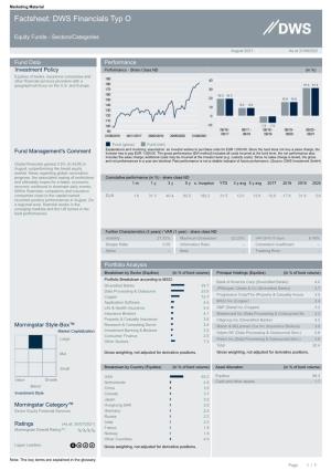 Factsheet: DWS Financials Typ O