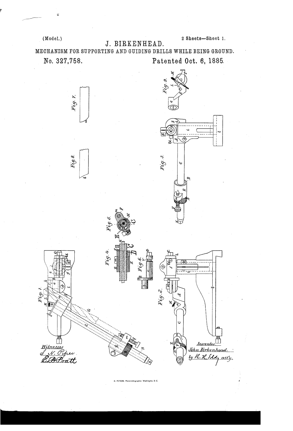 No. 327,758, Patented Oct. 6, 1885