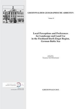 Local Perceptions and Preferences for Landscape and Land Use in the Fischland-Darß-Zingst Region, German Baltic Sea