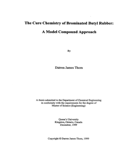 The Cure Chemistry of Brominated Butyl Rubber