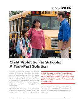 Child Protection in Schools: a Four-Part Solution