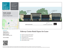 Oakway Center Retail Space for Lease