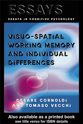 Visuo-Spatial Working Memory and Individual Differences