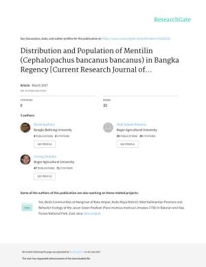 Current Research Journal Of