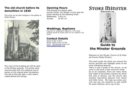 Guide to the Minster Grounds