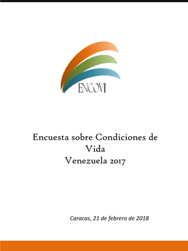Encuesta Sobre Condiciones De Vida Venezuela 2017