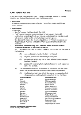 Annex 2 Ministerial Notice 4