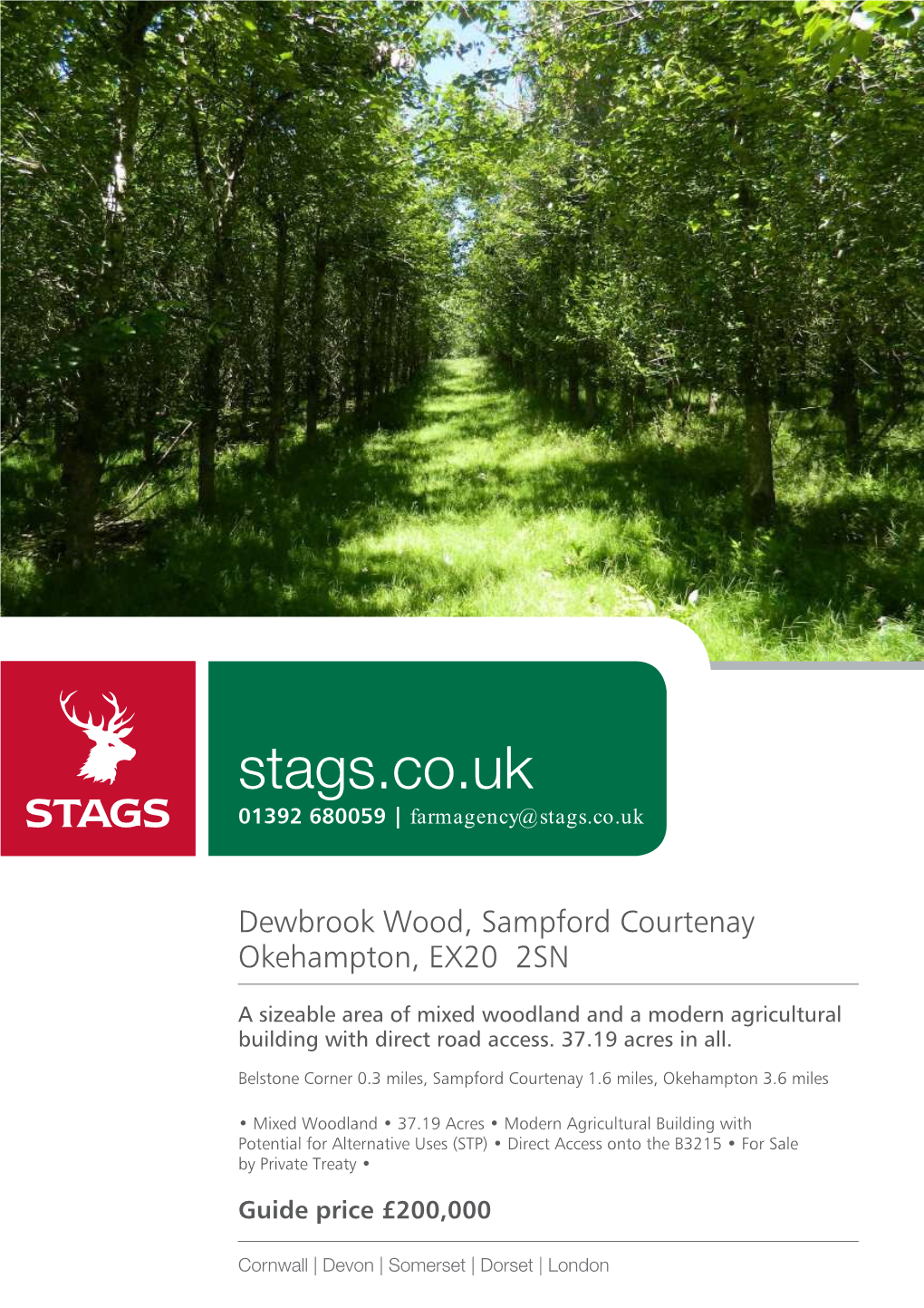 Stags.Co.Uk 01392 680059 | Farmagency@Stags.Co.Uk
