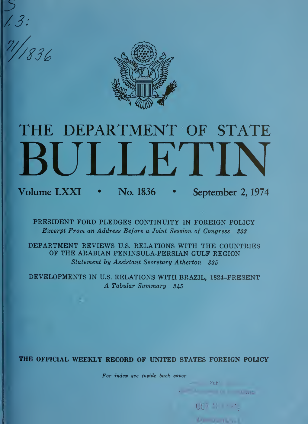 Department of State Bulletin