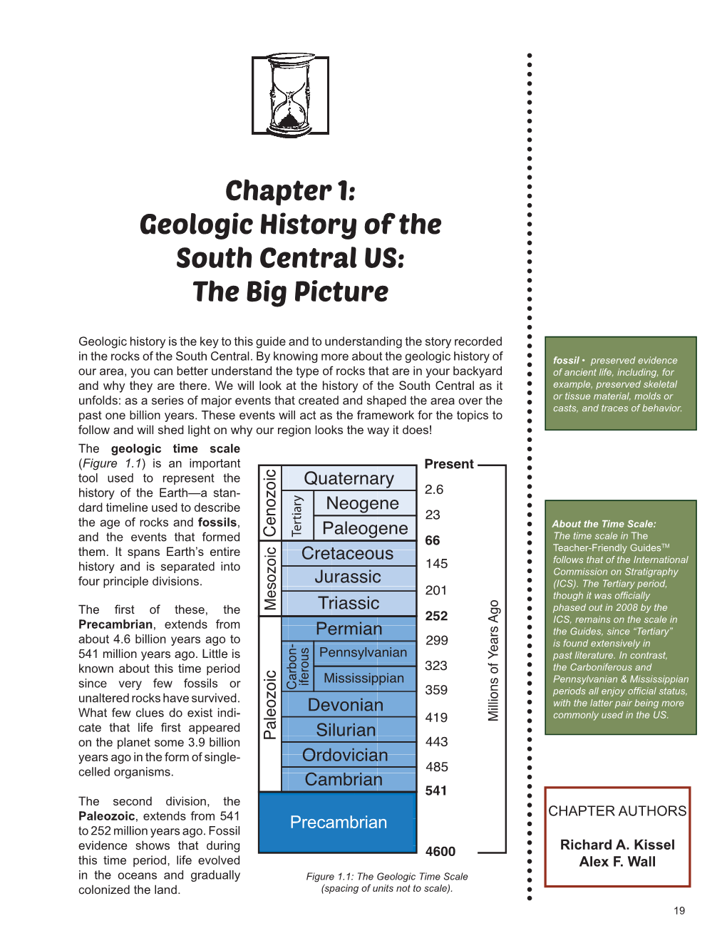 Geologic History of the South Central US: the Big Picture