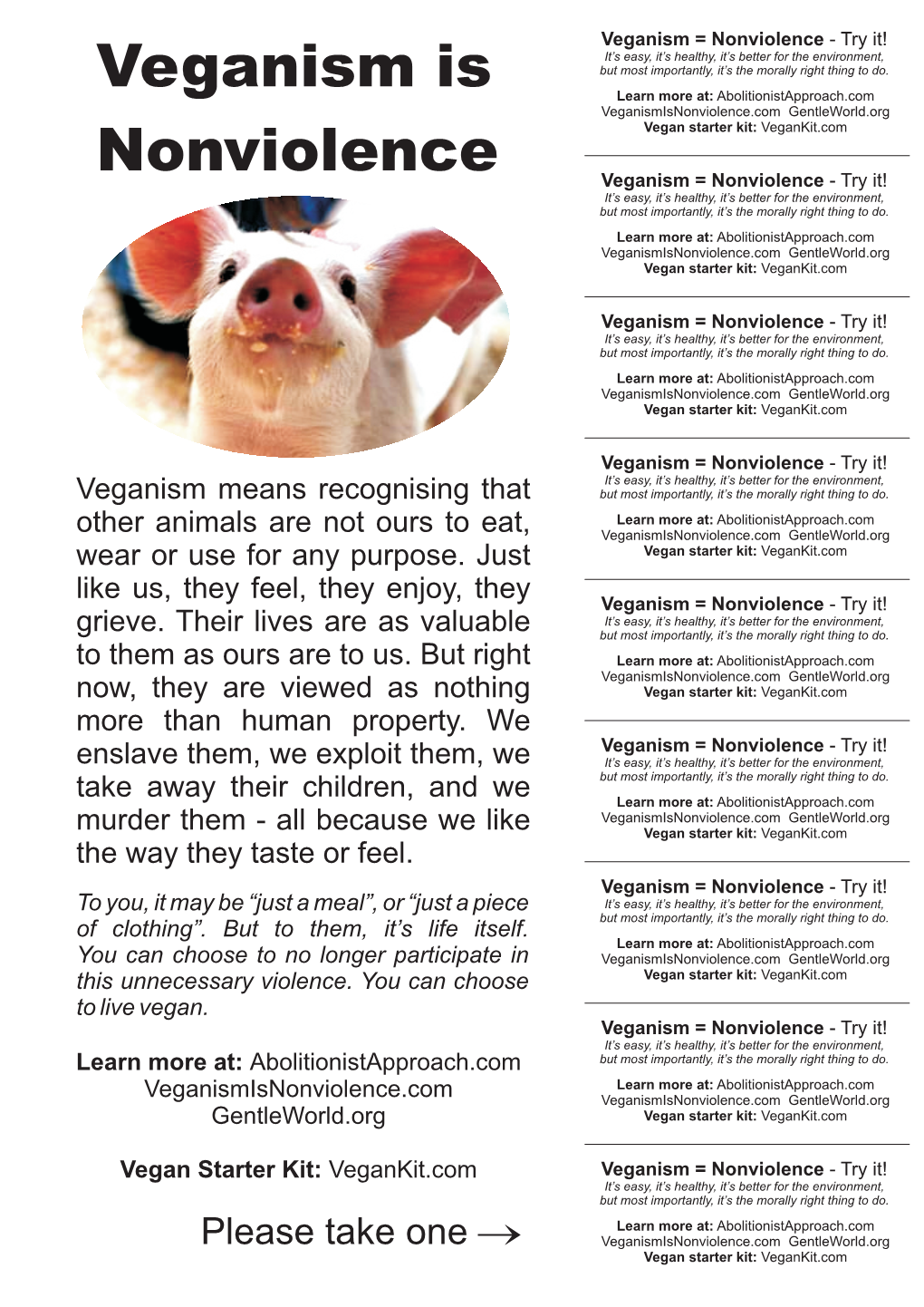 Veganism Is Nonviolence