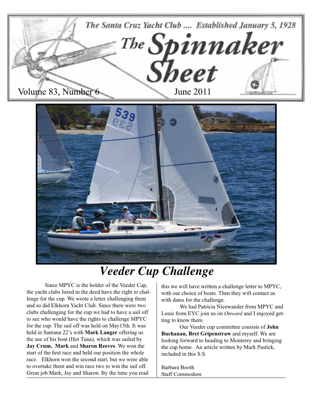 Spinnaker Sheet 2011-06