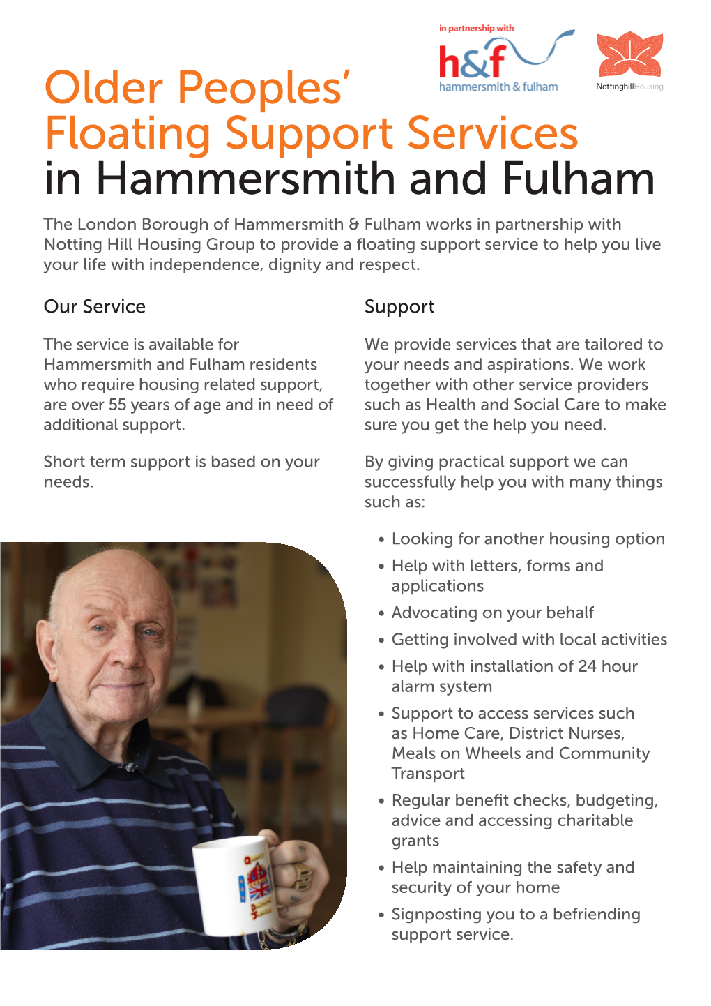 Older Peoples' Floating Support Services in Hammersmith and Fulham