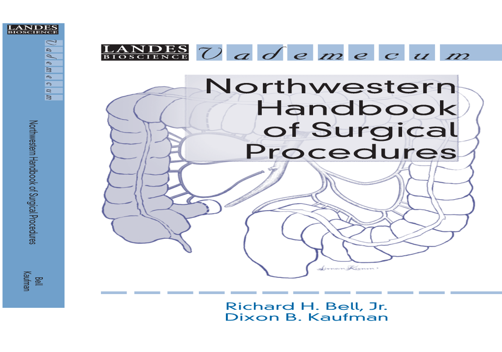 Northwestern Handbook of Surgical Procedures