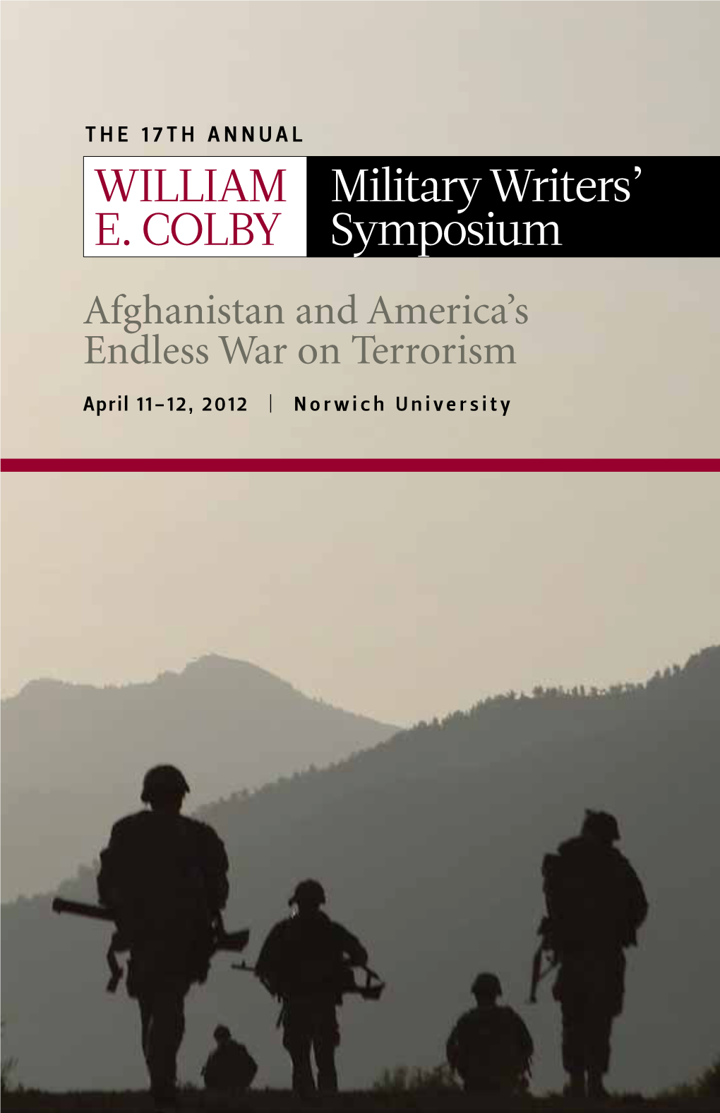 William E. Colby Military Writers' Symposium