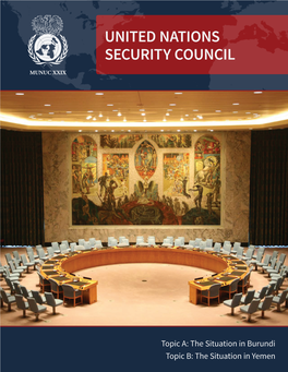 MUNUC XXIX UN Security Council Background Guide