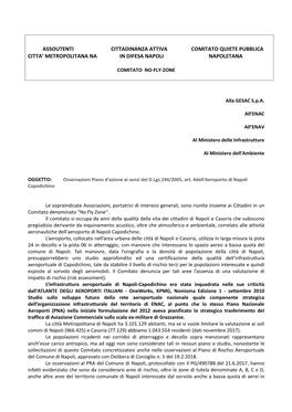 Assoutenti Cittadinanza Attiva Comitato Quiete Pubblica Citta’ Metropolitana Na in Difesa Napoli Napoletana