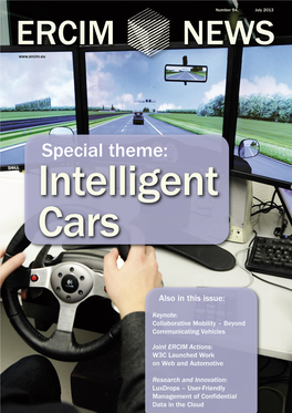 Special Theme: Intelligent Cars