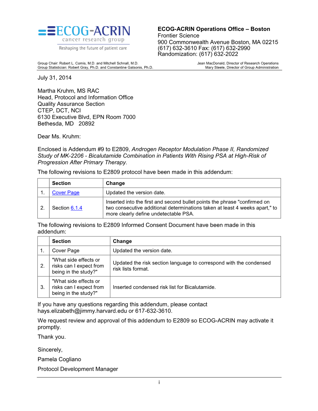 Study Protocol and Statistical Analysis Plan