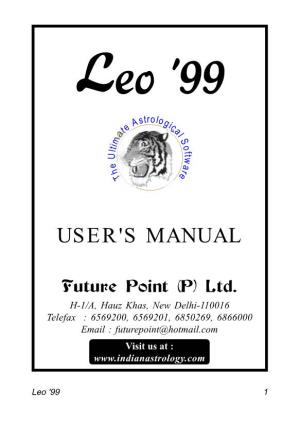 Leo-99 Manual.P65
