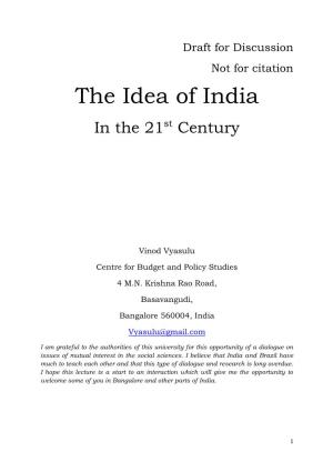 The Idea of India in the 12St Century
