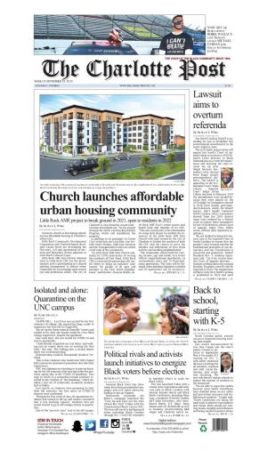Church Launches Affordable Urban Housing Community