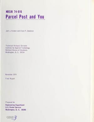 Parcel Post and You