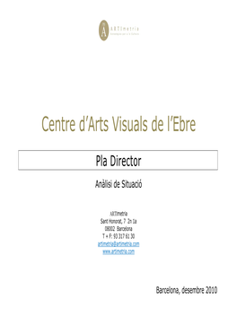 Centre D'arts Visuals De L'ebre