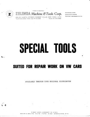 Zelenda Special Tools Catalog