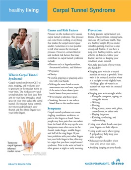 Carpal Tunnel Syndrome