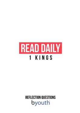 Read Daily Handbook (1 Kings)