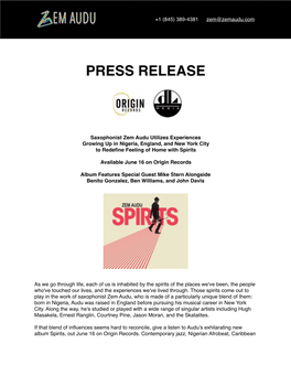 Press Release