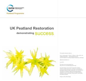 UK Peatland Restoration Demonstrating Success