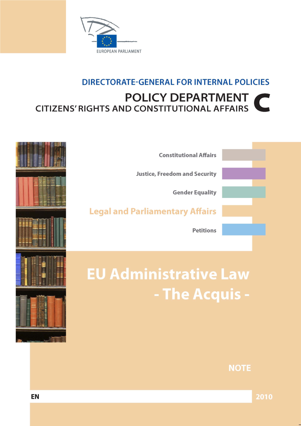 EU Administrative Law: the Acquis