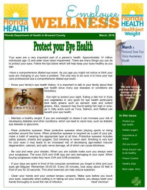 Employee Wellness Newsletter, March 2016
