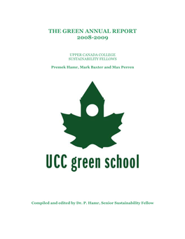The Green Annual Report 2008-2009