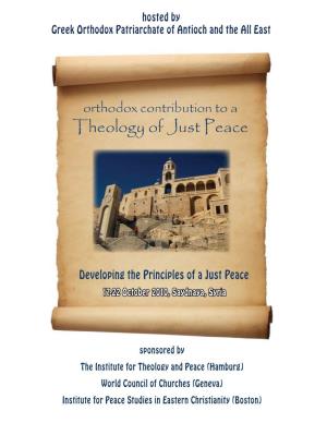 Theology of Just Peace