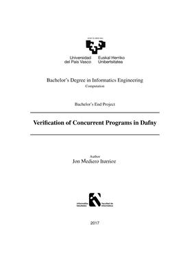 Verification of Concurrent Programs in Dafny