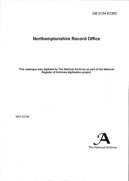 Northamptonshire Record Office