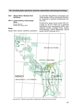 VIII. Charakterystyka Wybranych Obszarów Województwa Zachodniopomorskiego