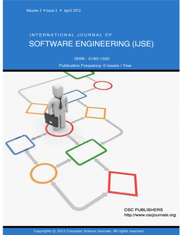 International Journal of Software Engineering (Ijse)