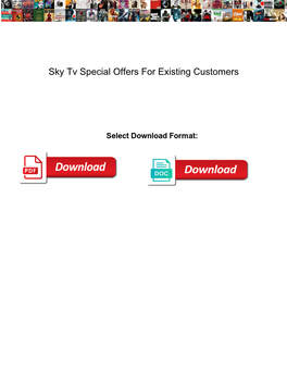 Sky Tv Special Offers for Existing Customers